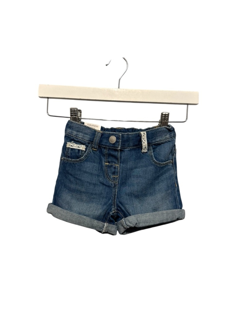 ⭐️ 5/$30 Next Kids Denim Jeans Shorts size 1.5-2 Years